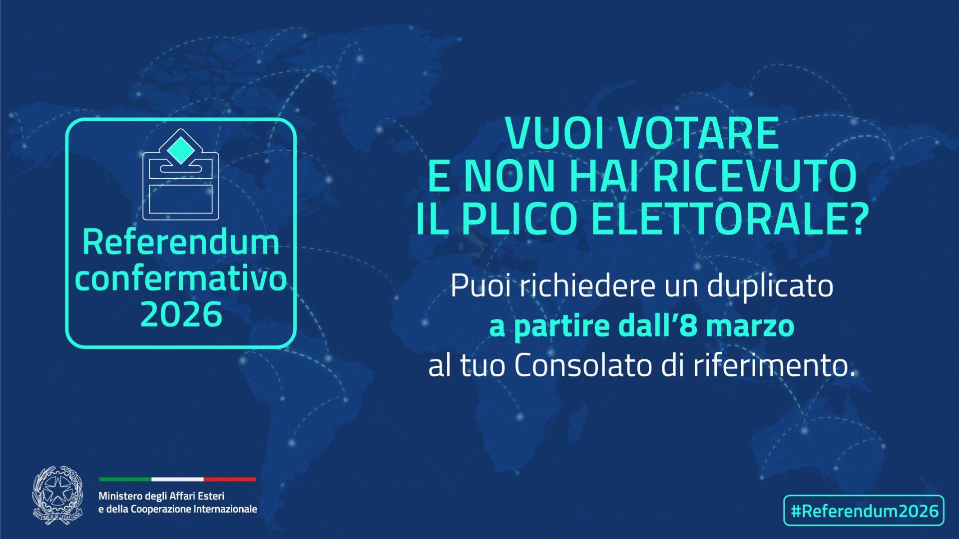 Tutte le info per il voto all'estero